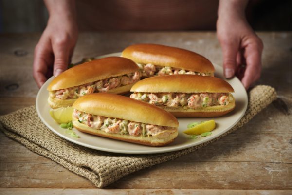 St Pierre Crayfish Dogs in a plate