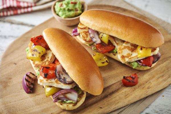 Halloumi and Avocado Rolls