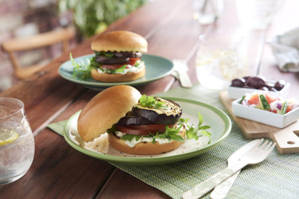 Vegan Aubergine Burgers