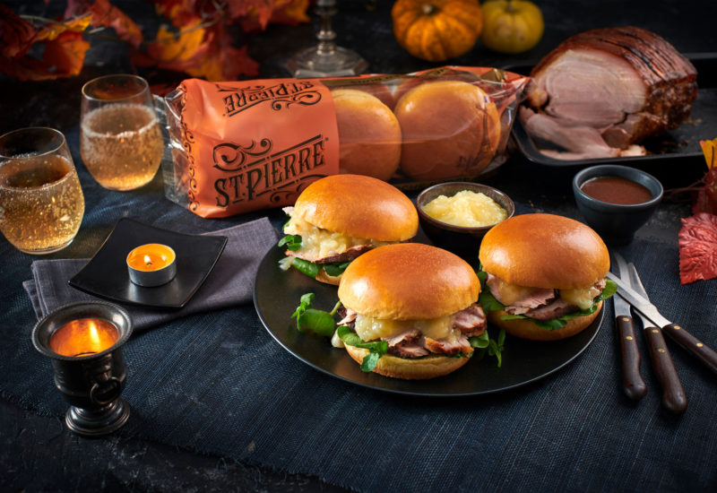 Slow Roast Pork And Apple Sauce Baps